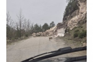 Acıpayam - Dalaman yolu ulaşıma kapandı