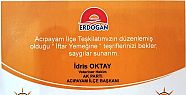 AK PARTİ ACIPAYAM İLÇE TEŞKİLATINDAN İFTAR YEMEĞİ 