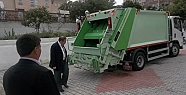 Akalan Belediyesine Çevre ve Temizlik Bakanlığından Çöp Toplama Aracı