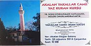 AKALAN YAKALLAR CAMİİ KURAN KURSU YIL SONU ETKİNLİĞİ