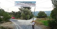 BAŞKAN'A PANKARTLI TEŞEKKÜR