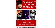 Cumhuriyetimizin Kuruluşunun 94.yıldönümünde ''Cumhuriyet Konserinde buluşalım.