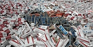 Denizli’de yaklaşık 10 bin paket kaçak sigara ele geçirildi