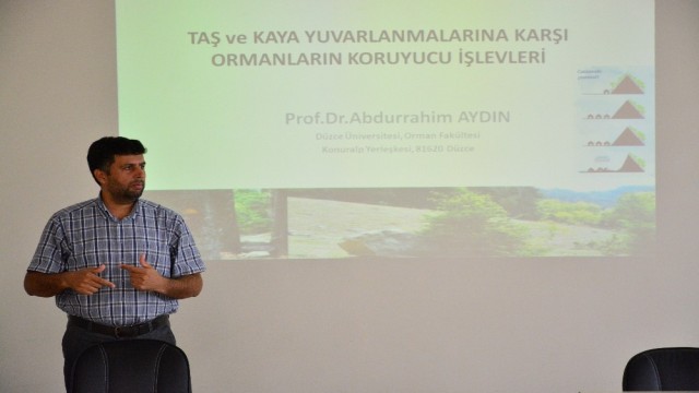 Prof. Dr. Aydın çığdan korunmanın yollarını anlattı