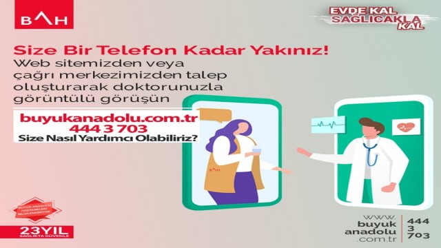 Samsun’da ’görüntülü doktor’ uygulaması başladı