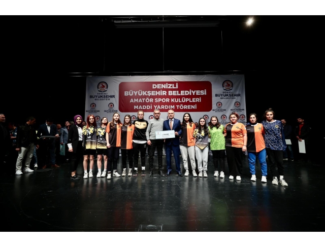 Büyükşehir’den amatör spor kulüplerine dev destek