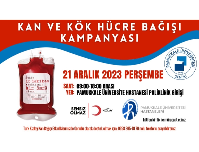 PAÜ kan bağışı için seferberlik başlattı