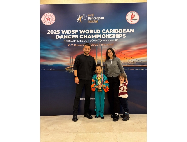 Denizli’nin gururu Toprak, 7 yaşında dünya üçüncüsü oldu