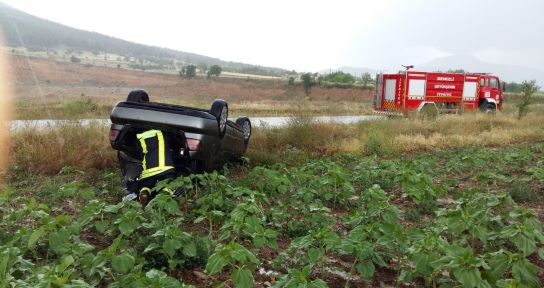 ACIPAYAM'DA TRAFİK KAZASI