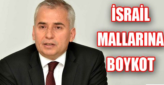 BELEDİYE TESİSLERİNDE İSRAİL MALLARINA BOYKOT