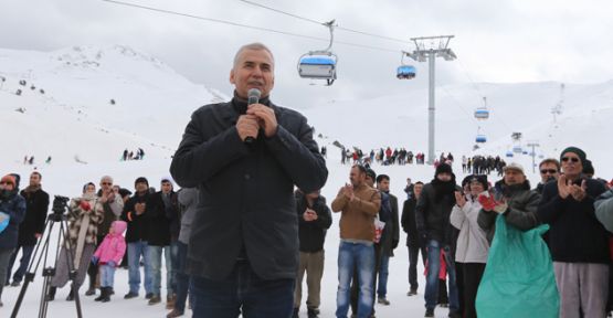 BOZDAĞ KAYAK MERKEZİ 5 BİN KİŞİYİ AĞIRLADI