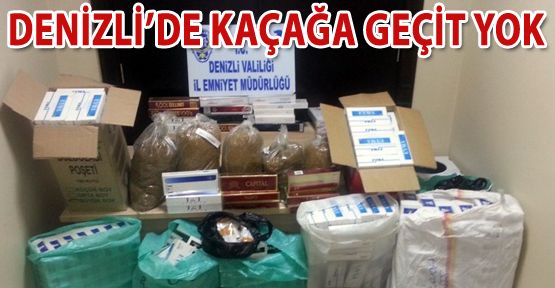 DENİZLİ’DE 2 BİN 200 PAKET KAÇAK SİGARA ELE GEÇİRİLDİ