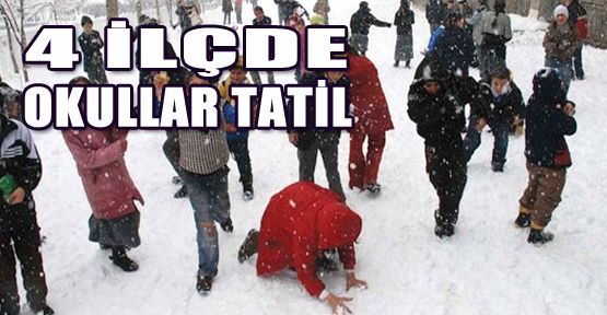 DENİZLİ’DE 4 İLÇEDE OKULLAR TATİL