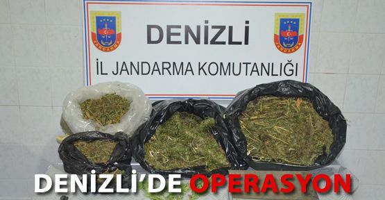 DENİZLİ’DE UYUŞTURUCU OPERASYONU: 6 GÖZALTI