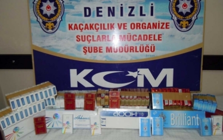 Denizli’de yaklaşık 75 bin paket kaçak sigara ele geçirildi