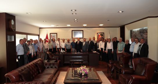Esnaf ve Sanatkarlar Odaları Birliği’nden Başkan Osman Zolan’a ziyaret
