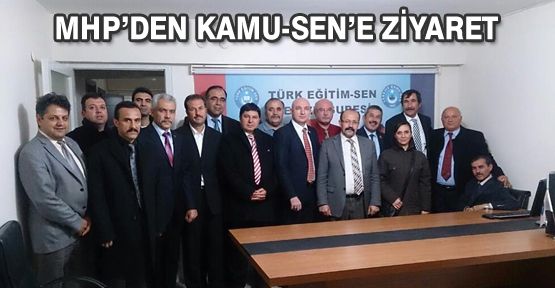 MHP’DEN TÜRKİYE KAMU SEN’E ZİYARET