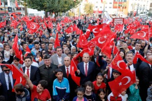 Onbinlerce Denizlili Cumhuriyet Bayramı Yürüyüşü'nde buluştu