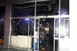 Denizli’de market yangını