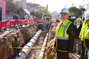 Büyükşehir alt yapı yatırımlarına devam ediyor