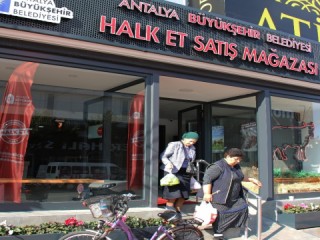 Halk Et’te iki ayda 34 ton et satıldı