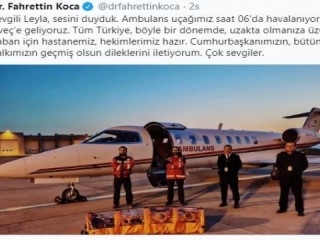 Bakan Koca talimat verdi, İsveç’te yaşayan Covid-19 hastası Türkiye’ye getiriliyor