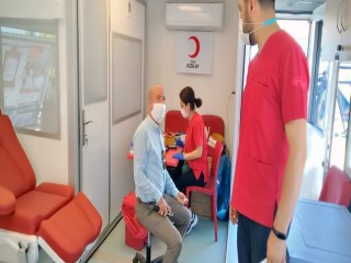 Akçadağda kan bağışı kampanyasına destek