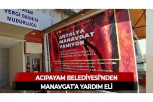 Acıpayam Belediyesi’nden Manavgat’a yardım eli