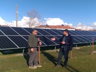 Çavdarhisar’da su kuyularında kullanılan yenilenebilir enerji ile tasarruf sağlanıyor