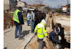 Altyapı çalışmasında göçüğün altında kalan işçi hayatını kaybetti