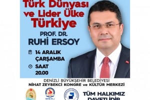 Prof. Dr. Ersoy Denizlililerle buluşacak