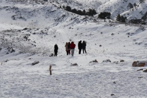 Denizli Nikfer Kayak Merkezi'nde yoğunluk erken başladı