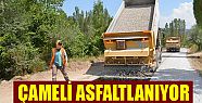 ÇAMELİ ASFALTLANIYOR