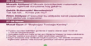 Çocuklar Forum Çamlıkta eğlenerek öğreniyor